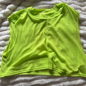 FP Movement by Free People Neon Green Muscle Tee